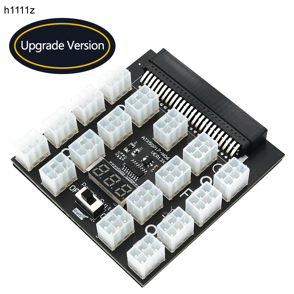 2400W Server Psu Breakout Board - PCI-E 12V 50Pin do ATX 17