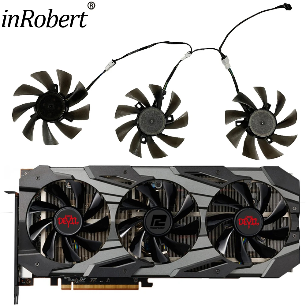 Rx 5700 Xt 8Gb Video Card - DIY 85MM T 129215 Wentylator karty
