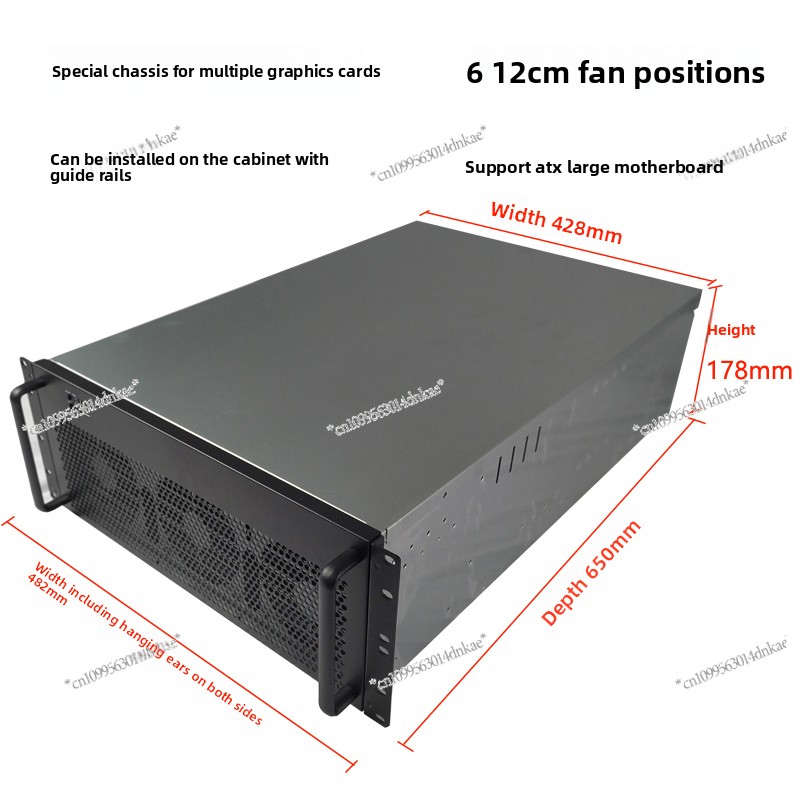 Obudowa na karty graficzne 4U, – 8 Gpu 4U Server Chassis recenzja i cena