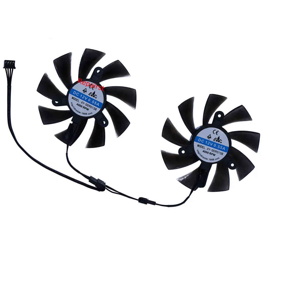2 sztuk/zestaw, wentylator kar – Rx 580 8Gb 2048Sp Gpu recenzja i cena