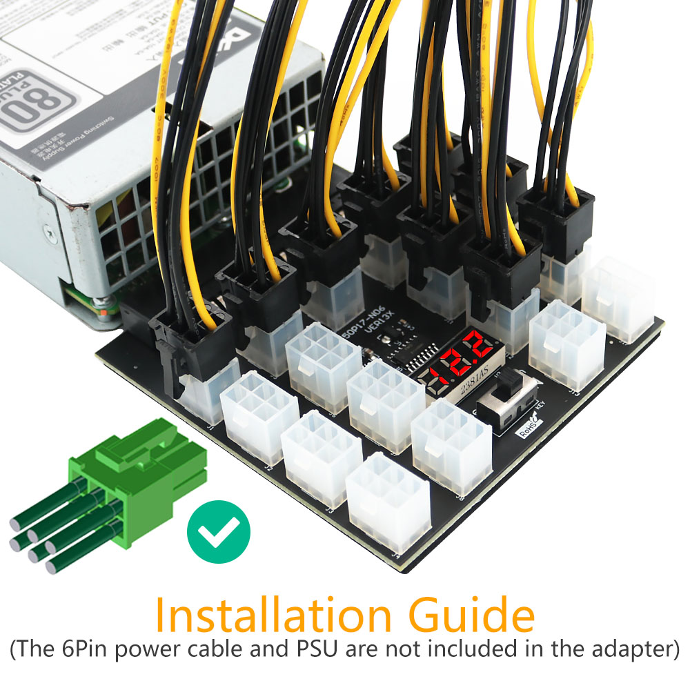 Płyta rozdzielcza zasilacza DE – 2400W Server Psu Breakout Board recenzja i cena
