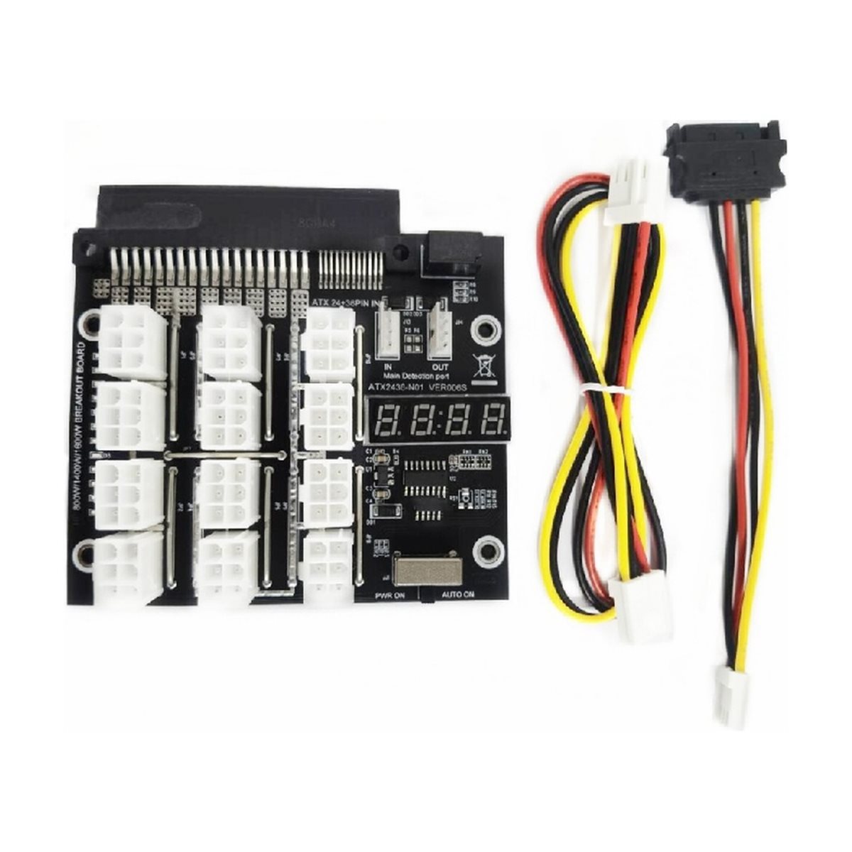 NOWA FABRYKA~12 Portów Płytka  – 2400W Server Psu Breakout Board recenzja i cena